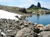  <p><small>Lac de Presset et Pierre Menta<br class='manualbr' />Beaufortain, Savoie</small></p>