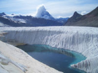  <p>Lac formé par l'eau de fonte du glacier du Gorner en Valais<br class='manualbr' />(photo Matthias Huss)</p>