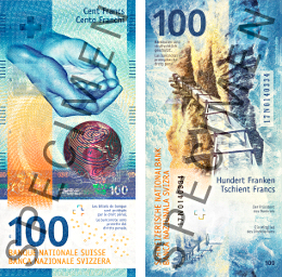  <p><small><i>Source :</i> Banque nationale suisse<br class='manualbr' /><a href="https://www.snb.ch/fr/iabout/cash/series9/design_series9/id/cash_series9_design_100" class="spip_out" rel="external">Voir les détails du billet sur le site de la BNS</a></small></p>
