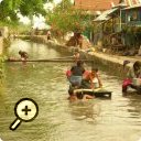 photo : Canal, District de Morang, Népal