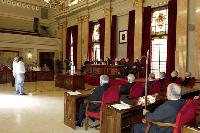  <p>Les conflits entre irrigants sont réglés en audiences publiques tous les jeudis <br class='manualbr' />(© Service du patrimoine de la région de Murcie / Unesco)</p>