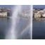 Le Jet d'eau de Genève vu d'un drone